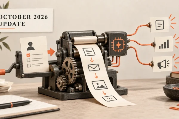 October 2026 AI and automation updates for marketing and business workflows
